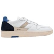 D.a.t.e. Vintage Court Sneakers Vit-Blå White, Herr