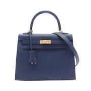 Hermès Vintage Pre-owned Laeder handvskor Blue, Dam