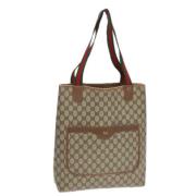 Gucci Vintage Pre-owned Laeder gucci-vskor Beige, Dam