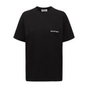 Balenciaga T-Shirt Black, Herr