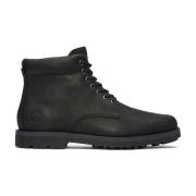 Timberland Svarta ankelstövlar för män Black, Herr