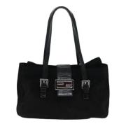 Fendi Vintage Pre-owned Mocka axelremsvskor Black, Dam