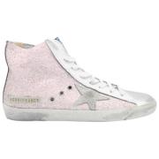 Golden Goose Rose Glitter Francy Sneakers Pink, Dam