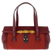 Gucci Vintage Pre-owned Canvas gucci-vskor Red, Dam