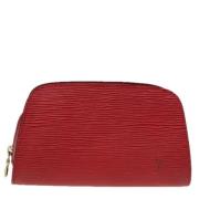 Louis Vuitton Vintage Pre-owned Laeder axelremsvskor Red, Dam