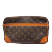 Louis Vuitton Vintage Pre-owned Tyg louis-vuitton-vskor Brown, Dam