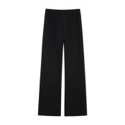 Anine Bing Svart Soto Pant Black, Dam