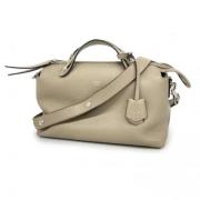 Fendi Vintage Pre-owned Laeder handvskor Beige, Dam