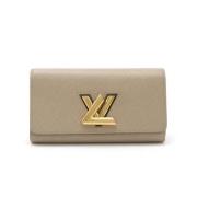 Louis Vuitton Vintage Pre-owned Laeder plnbcker Beige, Dam