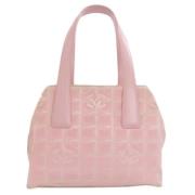 Chanel Vintage Pre-owned Canvas chanel-vskor Pink, Dam