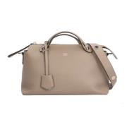 Fendi Vintage Pre-owned Laeder handvskor Beige, Dam