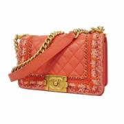 Chanel Vintage Pre-owned Laeder chanel-vskor Pink, Dam