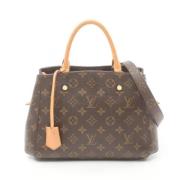 Louis Vuitton Vintage Pre-owned Canvas louis-vuitton-vskor Brown, Dam