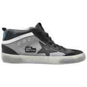 Golden Goose Midstar Svart Grå Vit Sneakers Gray, Herr