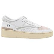 D.a.t.e. Blank vit rosa sneakers White, Dam