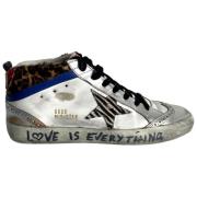 Golden Goose Zebra Blue Sneakers Multicolor, Dam