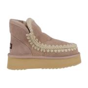 Mou Eskimo Platform Boot Brown, Dam