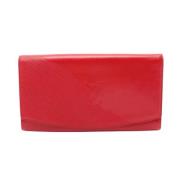 Louis Vuitton Vintage Pre-owned Laeder kuvertvskor Red, Dam