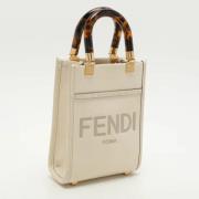 Fendi Vintage Pre-owned Laeder totevskor White, Dam