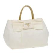 Prada Vintage Pre-owned Nylon prada-vskor White, Dam