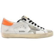 Golden Goose Vit Is Orange Fluo Sneakers White, Herr