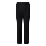 Michael Coal Svarta Ull Slim Fit Byxor Black, Herr