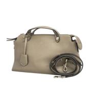 Fendi Vintage Pre-owned Laeder handvskor Beige, Dam