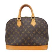 Louis Vuitton Vintage Pre-owned Canvas handvskor Brown, Dam