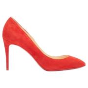 Christian Louboutin Pre-owned Pre-owned Mocka klackskor Red, Dam