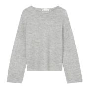 Marc O'Polo Stickad tröja i oversized Gray, Dam