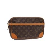 Louis Vuitton Vintage Pre-owned Canvas louis-vuitton-vskor Brown, Dam