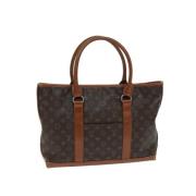 Louis Vuitton Vintage Pre-owned Canvas totevskor Brown, Dam