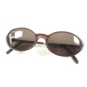 Cartier Vintage Pre-owned Canvas solglasgon Brown, Herr