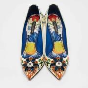 Dolce & Gabbana Pre-owned Pre-owned Tyg klackskor Multicolor, Dam