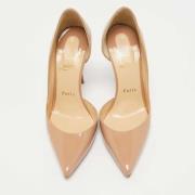 Christian Louboutin Pre-owned Pre-owned Tyg klackskor Beige, Dam