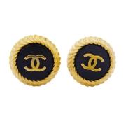 Chanel Vintage Pre-owned Metall chanel-smycken Yellow, Dam