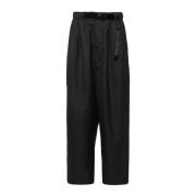 Comme des Garçons Ullbyxor Svart Elastisk Midjeband Black, Herr