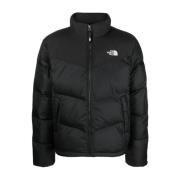 The North Face Svart Vadderad Logotyp Tryckrock Black, Herr