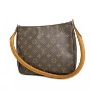 Louis Vuitton Vintage Pre-owned Tyg louis-vuitton-vskor Brown, Dam