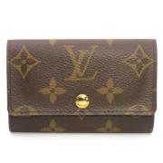 Louis Vuitton Vintage Pre-owned Canvas nyckelhllare Brown, Dam