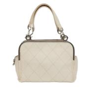 Chanel Vintage Pre-owned Laeder chanel-vskor Beige, Dam