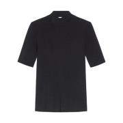 Max Mara Svart Slim Fit Tröja med Lurex Black, Dam