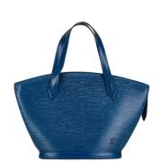 Louis Vuitton Vintage Pre-owned Laeder handvskor Blue, Dam