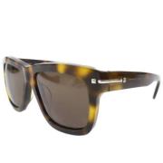 Valentino Vintage Pre-owned Plast solglasgon Brown, Dam