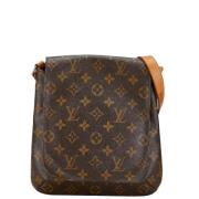 Louis Vuitton Vintage Pre-owned Canvas louis-vuitton-vskor Brown, Dam