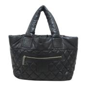 Chanel Vintage Pre-owned Canvas chanel-vskor Black, Dam