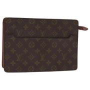 Louis Vuitton Vintage Pre-owned Canvas kuvertvskor Brown, Dam