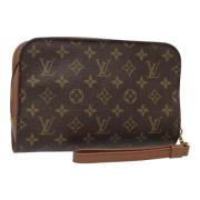 Louis Vuitton Vintage Pre-owned Canvas kuvertvskor Brown, Dam