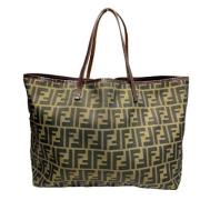 Fendi Vintage Pre-owned Canvas fendi-vskor Brown, Dam