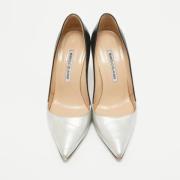 Manolo Blahnik Pre-owned Pre-owned Laeder klackskor Gray, Dam